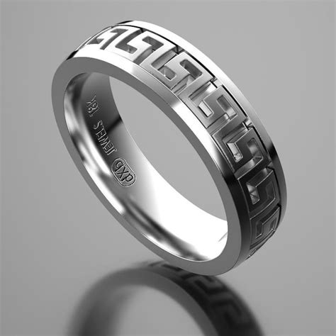 versace silber ring herren|Versace wedding ring.